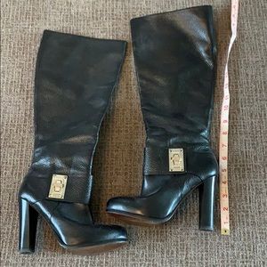 Enzo Angiolini black leather boots